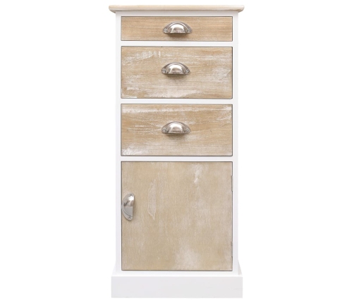 vidaXL skapītis, 38x28x86 cm, paulonijas koks