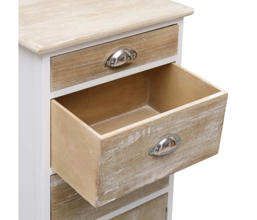 vidaXL skapītis, 38x28x86 cm, paulonijas koks