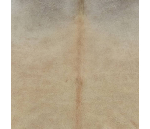 vidaXL zvērādas paklājs, dabīgā govs āda, 150x170 cm, bēšs