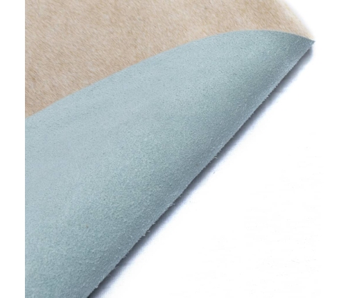 vidaXL zvērādas paklājs, dabīgā govs āda, 150x170 cm, bēšs