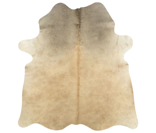 vidaXL zvērādas paklājs, dabīgā govs āda, 150x170 cm, bēšs