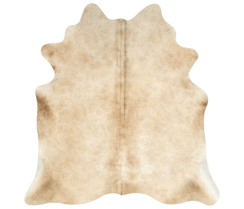 vidaXL zvērādas paklājs, dabīgā govs āda, 150x170 cm, bēšs