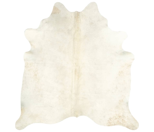 vidaXL zvērādas paklājs, dabīgā govs āda, 150x170 cm, bēšs