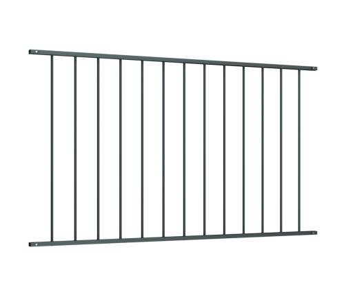 vidaXL žoga panelis, pelēks, 1,7x1,25 m, pulverkrāsots tērauds