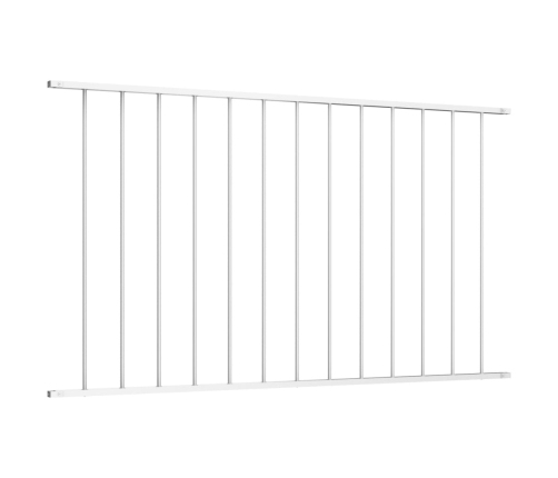 vidaXL žoga panelis, balts, 1,7x1,25 m, pulverkrāsots tērauds