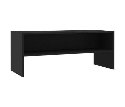 vidaXL TV skapītis, 100x40x40 cm, melns, inženierijas koks