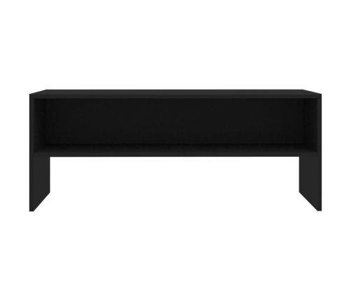 vidaXL TV skapītis, 100x40x40 cm, melns, inženierijas koks