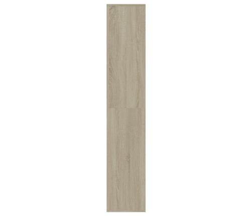 vidaXL apavu skapis, ozolkoka krāsa, 54x34x183 cm, kokskaidu plāksne