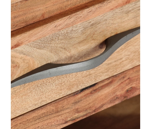 vidaXL kafijas galdiņš, 110x52x45 cm, akācijas masīvkoks