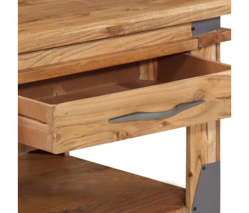 vidaXL kafijas galdiņš, 110x52x45 cm, akācijas masīvkoks