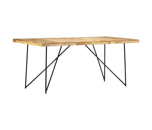 vidaXL virtuves galds, 180x90x76 cm, mango masīvkoks