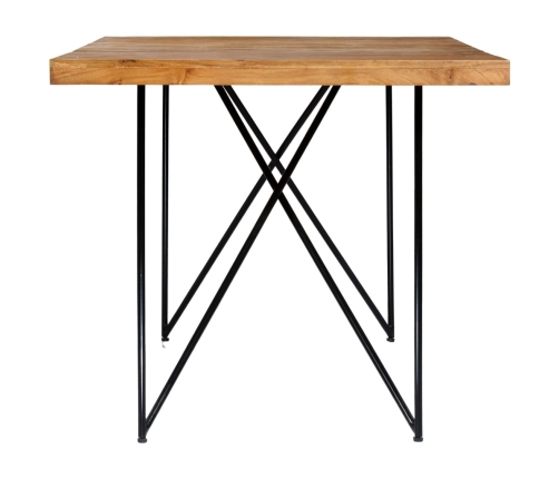 vidaXL virtuves galds, 180x90x76 cm, akācijas masīvkoks