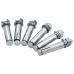 vidaXL 2-līmeņu sienas plaukts, nerūsējošs tērauds, 120x30 cm