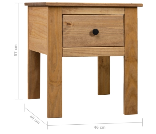 vidaXL naktsskapis, 46x40x57 cm, priedes koks, Panama sērija