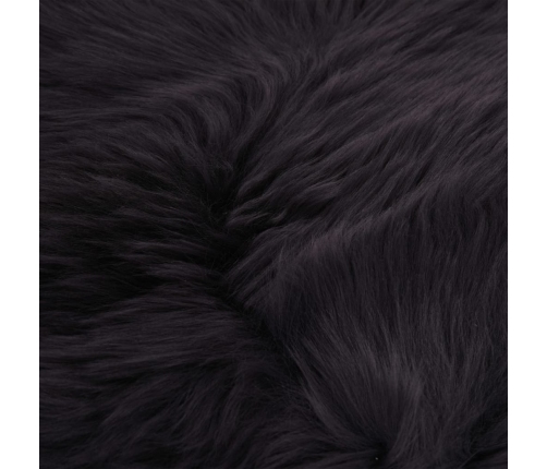 vidaXL krēslu paliktņi, 2 gab., 40x40 cm, dabīga aitāda, brūni