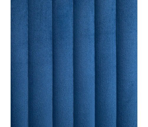 vidaXL virtuves krēsli, 6 gab., zils samts