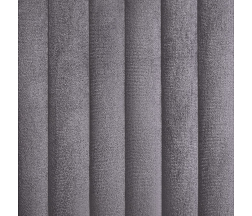 vidaXL virtuves krēsli, 6 gab., pelēks samts