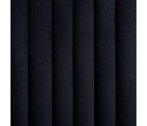 vidaXL virtuves krēsli, 6 gab., melns samts