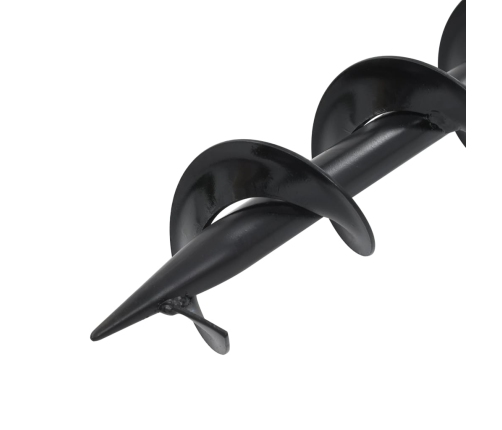 vidaXL zemes urbja uzgalis, tērauds, 75x600 mm