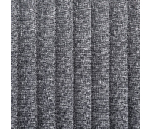 vidaXL virtuves krēsli, 6 gab., tumši pelēks audums