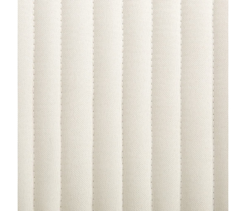 vidaXL virtuves krēsli, 4 gab., krēmkrāsas audums