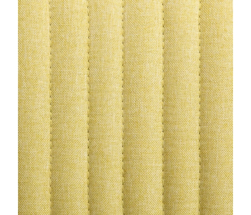 Virtuves Krēsli, 4 Gab., Zaļš Audums Vidaxl