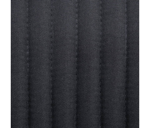 vidaXL virtuves krēsli, 4 gab., melns audums