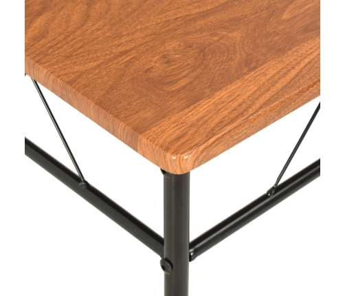 vidaXL virtuves krēsli, 2 gab., brūni, MDF