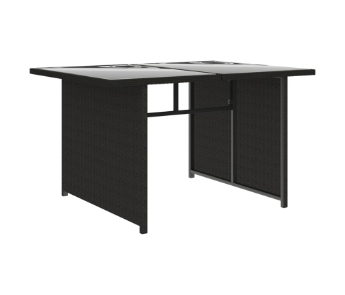 10-Daļīgs Dārza Atpūtas Mēbeļu Komplekts Ar Matračiem, Melns Pe Vidaxl