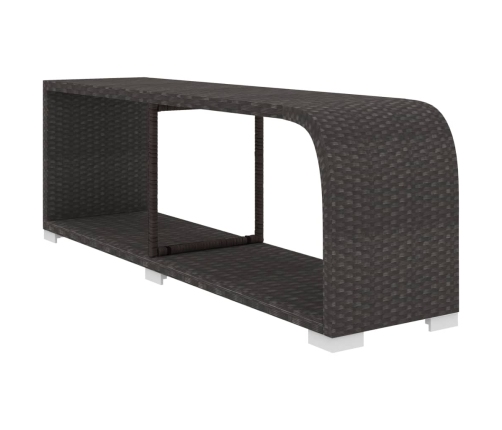 10-Daļīgs Dārza Atpūtas Mēbeļu Komplekts Ar Matračiem, Melns Pe Vidaxl