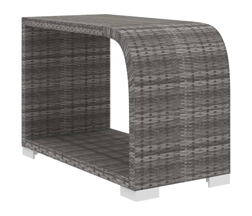 10-Daļīgs Dārza Atpūtas Mēbeļu Komplekts, Matrači, Pelēks Pe Vidaxl