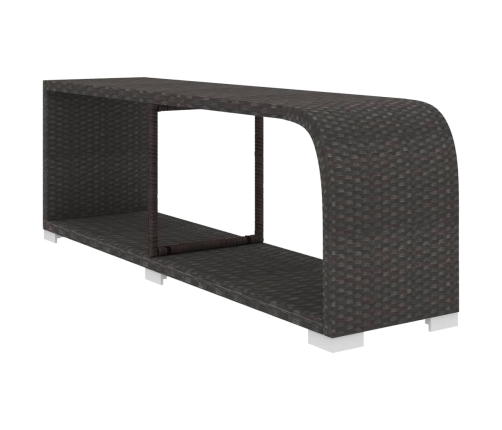 10-Daļīgs Dārza Atpūtas Mēbeļu Komplekts Ar Matračiem, Melns Pe Vidaxl