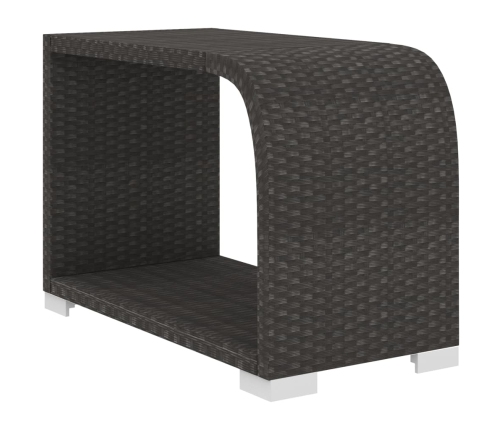 10-Daļīgs Dārza Atpūtas Mēbeļu Komplekts Ar Matračiem, Melns Pe Vidaxl