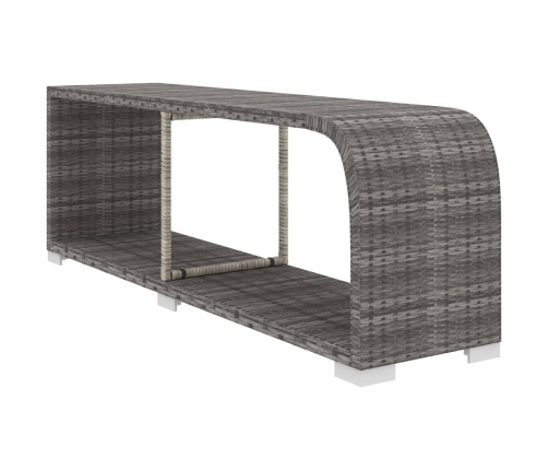 11-Daļīgs Dārza Atpūtas Mēbeļu Komplekts, Pelēks Pe Vidaxl