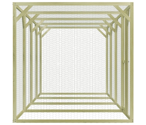 vidaXL vistu būris, 1,5x6x1,5 m, impregnēts priedes koks