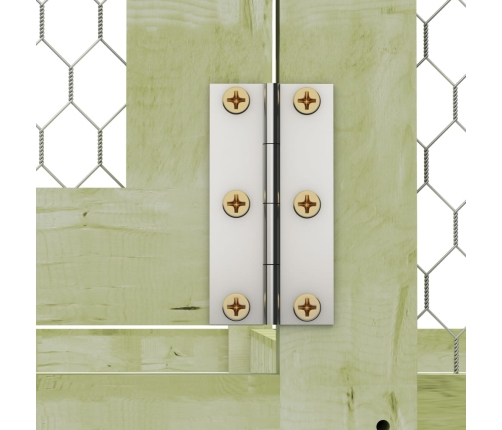 vidaXL vistu būris, 1,5x6x1,5 m, impregnēts priedes koks