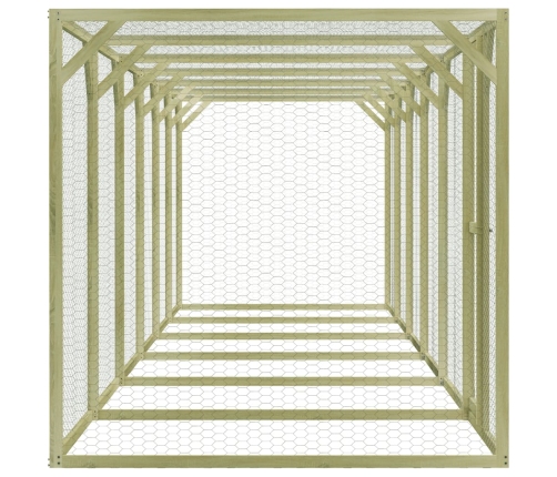 vidaXL vistu būris, 1,5x9x1,5 m, impregnēts priedes koks