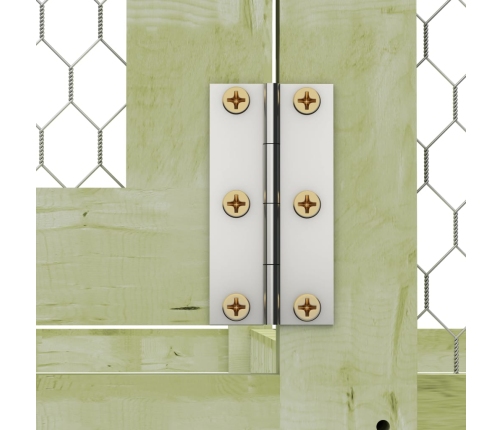 vidaXL vistu būris, 1,5x9x1,5 m, impregnēts priedes koks