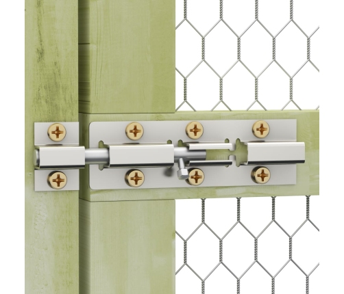 vidaXL vistu būris, 1,5x9x1,5 m, impregnēts priedes koks