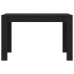 vidaXL virtuves galds, melns, 120x60x76 cm, inženierijas koks