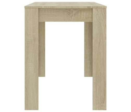 vidaXL virtuves galds, ozolkoka krāsa, 120x60x76 cm, inženierijas koks