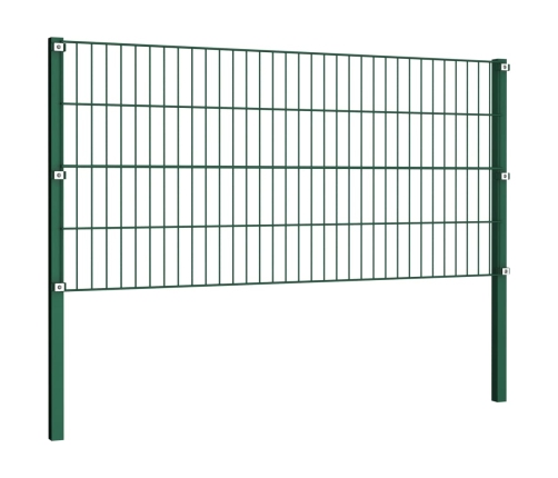 Žoga Panelis Ar Stabiem, 5,1 M, Zaļa Dzelzs Vidaxl