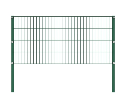 Žoga Panelis Ar Stabiem, 6,8 M, Zaļa Dzelzs Vidaxl