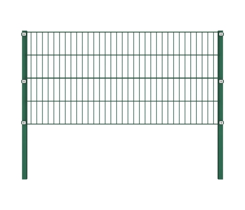 Žoga Panelis Ar Stabiem, 11,9 M, Zaļa Dzelzs Vidaxl