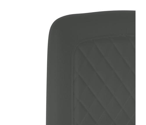 Virtuves Krēsli, 2 Gab., Pelēks Samts Vidaxl