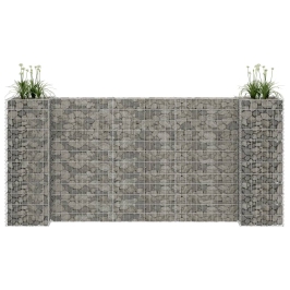 H-Formas Gabions, Tērauda Stieple, 260X40X120 Cm Vidaxl