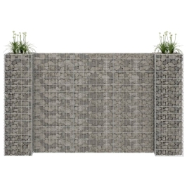 H-Formas Gabions, Tērauda Stieple, 260X40X150 Cm Vidaxl H-Formas Gabions, Tērauda Stieple, 260X40X150 Cm Vidaxl