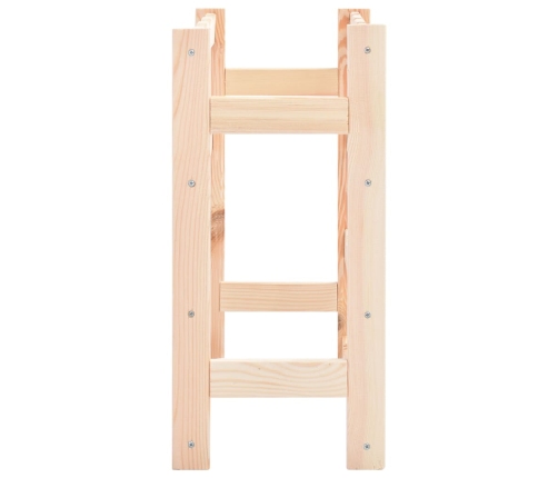 vidaXL vīna pudeļu statīvs 16 pudelēm, priedes koks