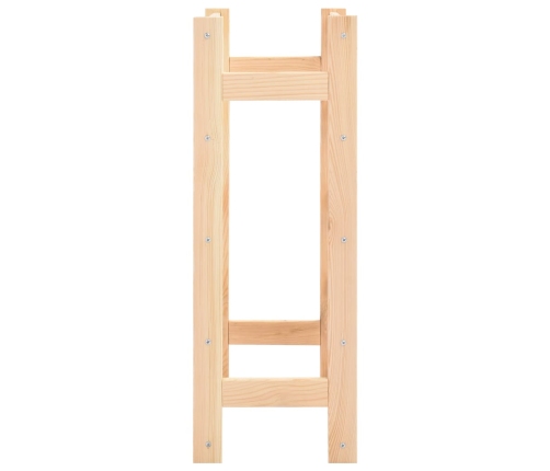 vidaXL vīna pudeļu statīvs 20 pudelēm, priedes koks