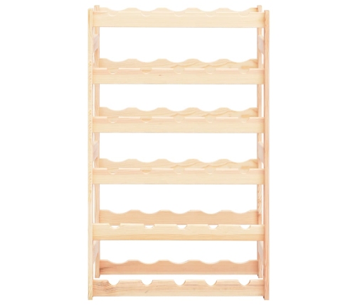 vidaXL vīna pudeļu statīvs 30 pudelēm, priedes koks